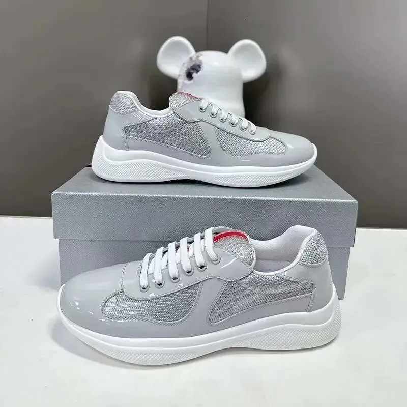 Designer American cup Casual low red Sneakers Luxury Trainers Americas sneaker Rubber Fabric Outdoor Comfortable Walking Shoes Size 36-49 - 8 of 9
