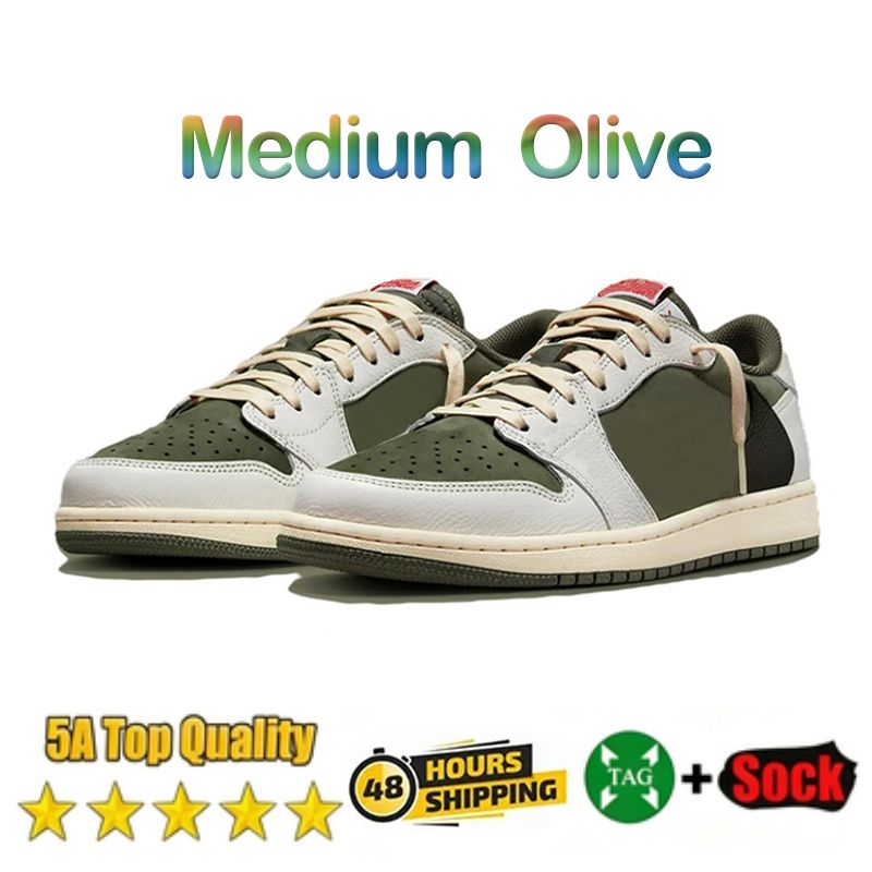 Designer 1s Low Basketball shoes OG 1 sneakers Black Phantom Triple White University Blue Bred Toe Light Smoky Grey Mens Womens Outdoor Sports trainers Size 36-47 - 5 of 9