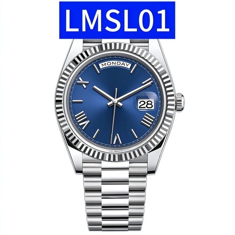 mens and womens luxury designer mechanical watch luminous date window waterproof 904Lstainless steel elegant everyday watches - 6 of 8