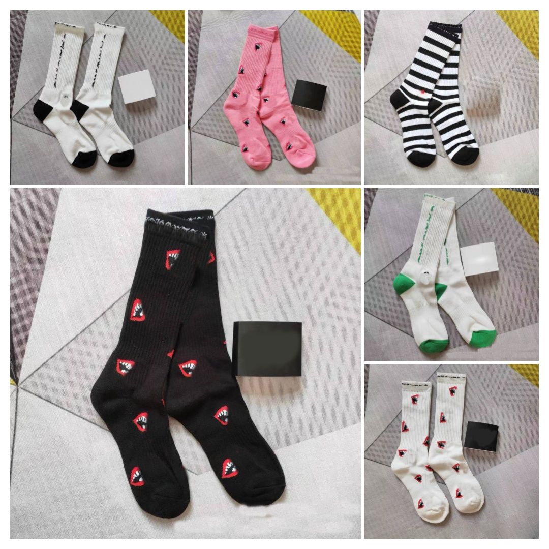 Men's Socks Designer For Autumn And Winter Warmth Mens Womens Long White Personalized Embroidery Designers Sports - 2 of 9