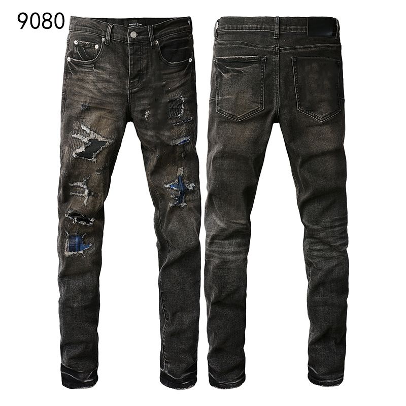 designer KSUBI jeans for mens jean ksubi short pants men trends distressed black ripped biker slim fit motorcycle sweatpants - 7 of 8