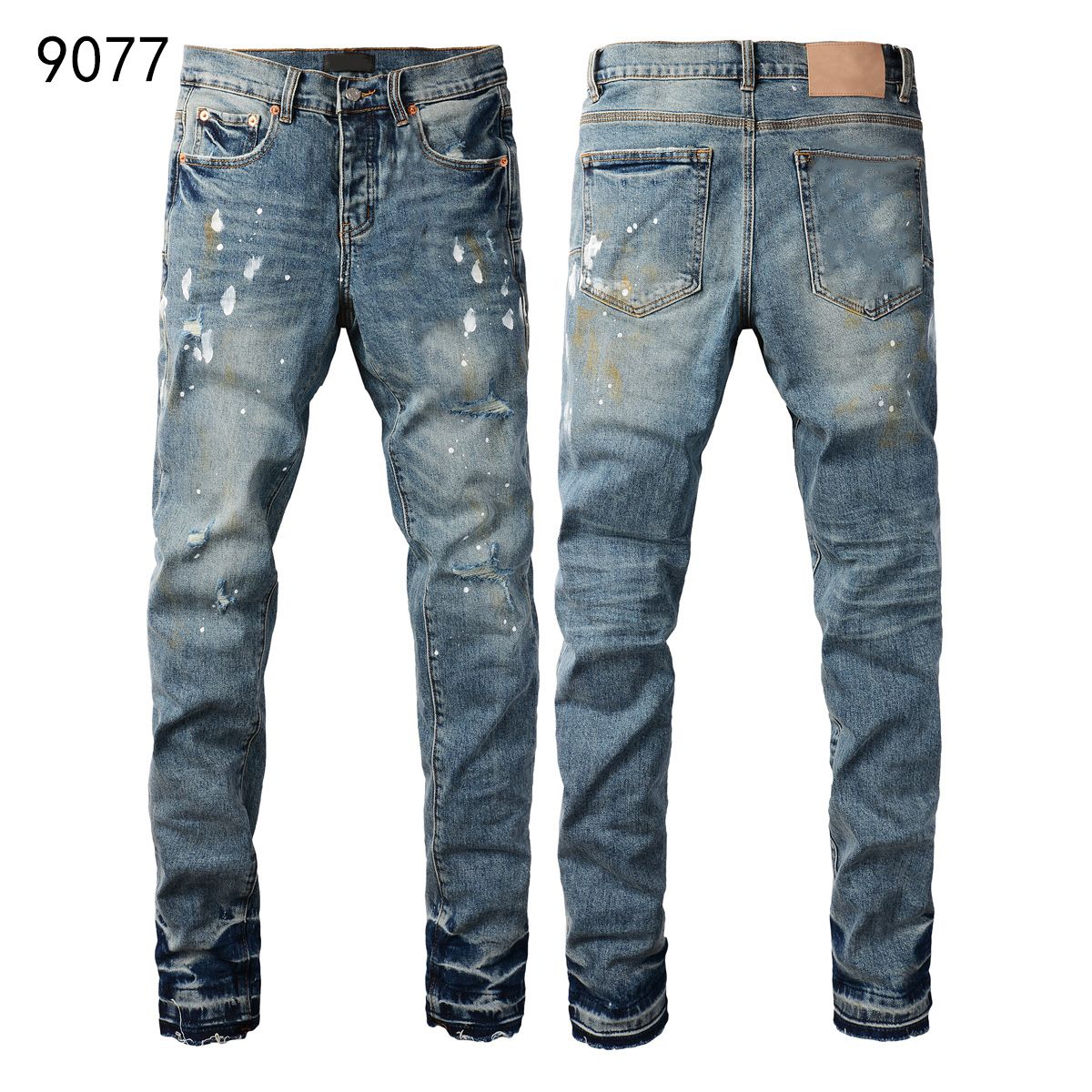 designer KSUBI jeans for mens jean ksubi short pants men trends distressed black ripped biker slim fit motorcycle sweatpants - 4 of 8