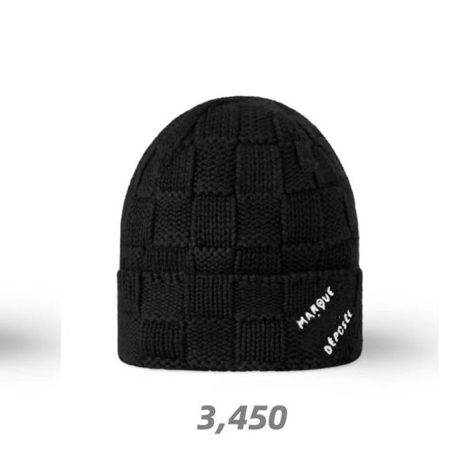 Designer Bean Hat Women Woolen Hat Fisherman Hat Luxury Classic Fashion Winter Wool Warm Belt Box Gift VVX - 2 of 3