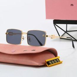 MU Designer sunglasses for women men Oval Metal Fashion Outdoor Eternal Classic Style Eyewear Multi-style full-frame spectacles - yakudashop
