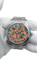U1 Rolex Oyster Perpetual Automatic Stainless Steel Watch Bezel Men's Watch Sapphire Glass Case New Black Case - yakudashop