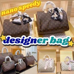 bag designer bag nano speedy handbag womens shoulder luxury bag clair solid casual simple bags purse Sac - yakudashop