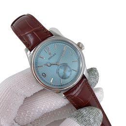 U1 Rolex Cellini Perpetual 1908 Ice Blue 39MM Sapphire Glass Upgraded Strap Automatic Stainless Steel Watch Bezel Men's Watch Case New - yakudashop
