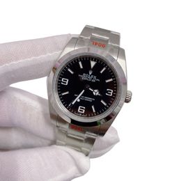 U1 Rolex Explorer Upgraded Jubilee Strap Automatic Stainless Steel Watch Bezel Men's Watch Sapphire Glass Case New Black Case - yakudashop