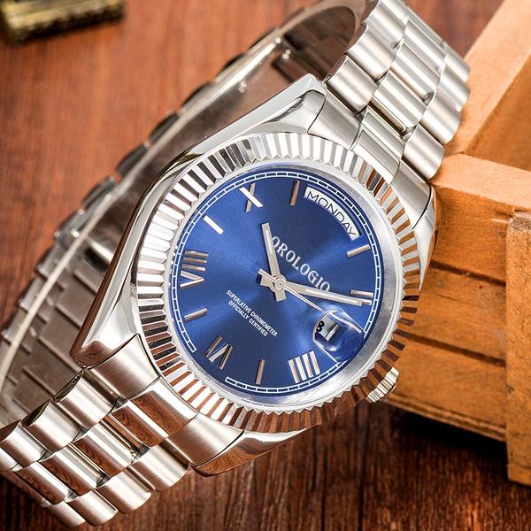 montre de luxe Mens Watches 41mm Automatic Movement full Stainless Watches 2813 Mechanical watches Luminous - Watches - yakudashop