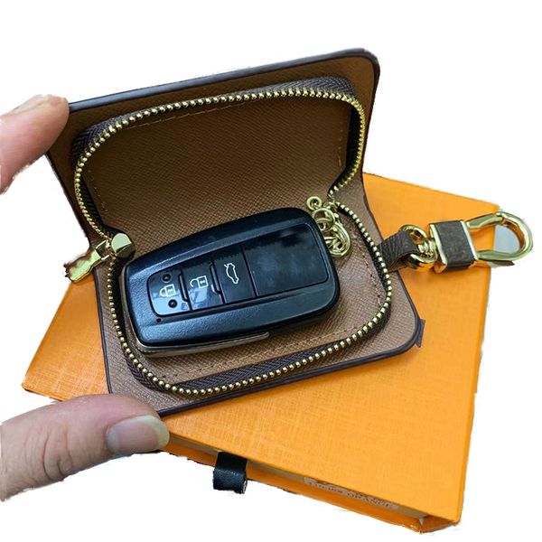 Fashion Keychain Buckle Bag Car Keychains Handmade Leather Men Women key chain Bags Pendant Accessories - Fashion Accessories - yakudashop