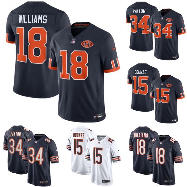 Men's Chicago Bears Caleb Williams Navy Player Game Jersey Custom Available S 6XL - Sports & Outdoors - yakudashop