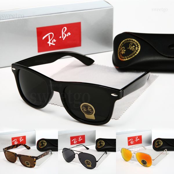 With Box Luxury Sunglasses UV400 Protection Polarized Option Glasses Polished Silver Frame Designer Sunglasses Outdoor Flying Beach Sunglasses For Women Men - Fashion Accessories - yakudashop