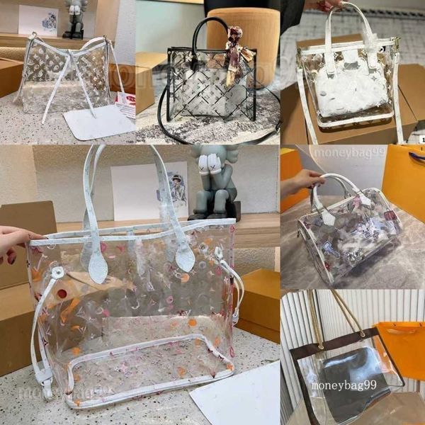 10A Shoulder Bags jelly Fashion Designer Transparent Totes Ladies Crossbody VL bag Show off the rich Clear Lipstick powder makeup cosmetic Pouch toiletry purse 2025 - Bags, Luggage & Accessories - yakudashop