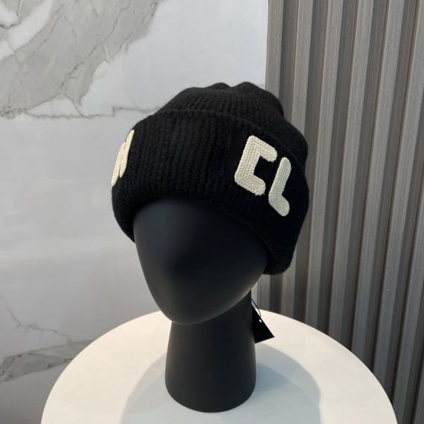 Womens Designer Beanies Winter Autumn Mens Wool Bonnet Luxury Warm Fitted Hats Double Letters Soft Cashmere Street Fashion Beanie Hats nice - Fashion Accessories - yakudashop