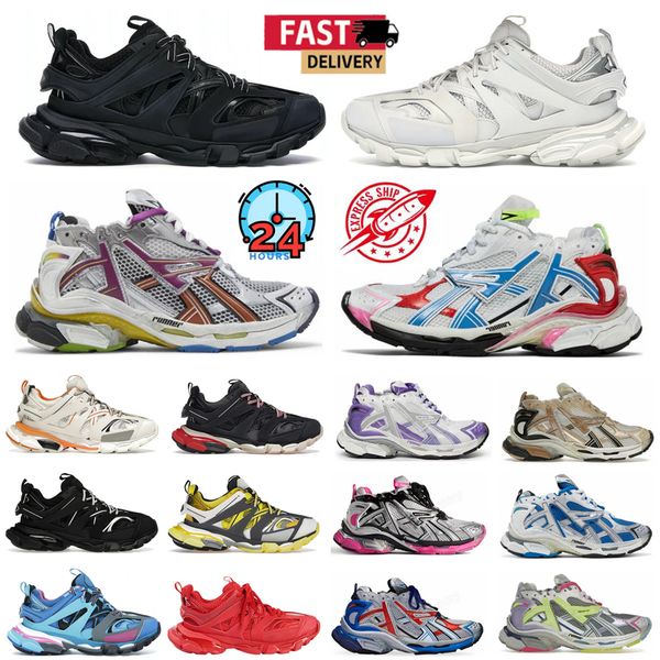 Desinger Casual Shoes Runner 7 7.0 Track Led Sneaker Tracks 3 3.0 Platform Sneakers Luxury Paris Gomma Leather Trainer Extraordinary Mens Women Trainers Size 35-46 - Shoes & Accessories - yakudashop