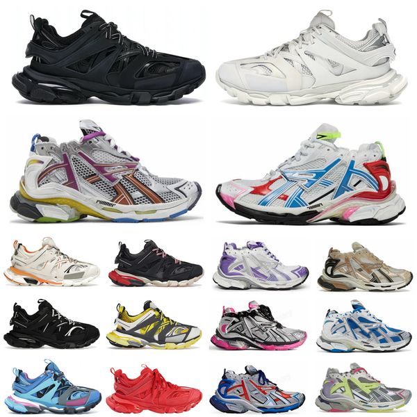 Desinger Casual Shoes Runner 7 7.0 Track Led Sneaker Tracks 3 3.0 Platform Sneakers Luxury Paris Gomma Leather Trainer Extraordinary Runners Mens Trainers 35-46 - Shoes & Accessories - yakudashop