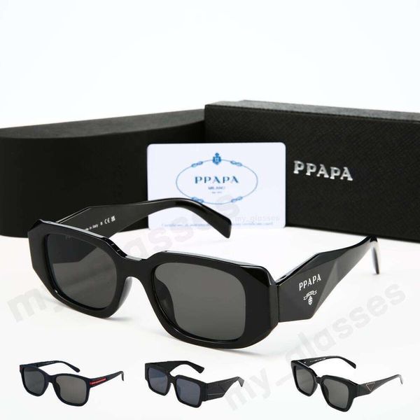 Luxury Designer Sunglasses Symbole Triangular Signature Angular Frame UV400 Protection Anti Glare Eyewear for Men Women Fashion PR17WS Sun Glasses with Box - Fashion Accessories - yakudashop