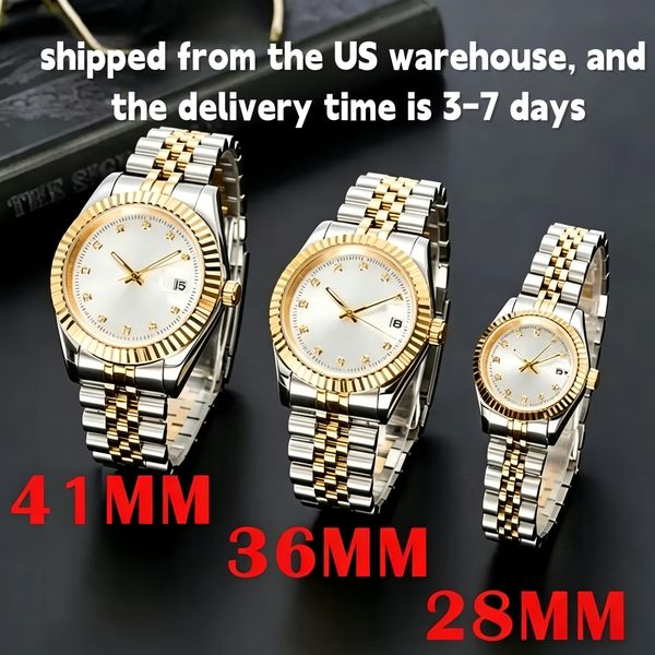 watch orologio Automatic Mechanical Watches Men Big Magnifier 41mm/36mm Stainless steel Sapphire Mens Watches Male Wristwatches Luminous - Watches - yakudashop