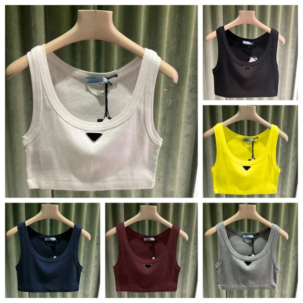 Designer Tops Womens Tank Top Luxury Brand Letter Printed Y2K Sexy Hot Chicks Vest Summer Fashion Casual Simple Slim Versatile Sleeveless Vest - Apparel - yakudashop