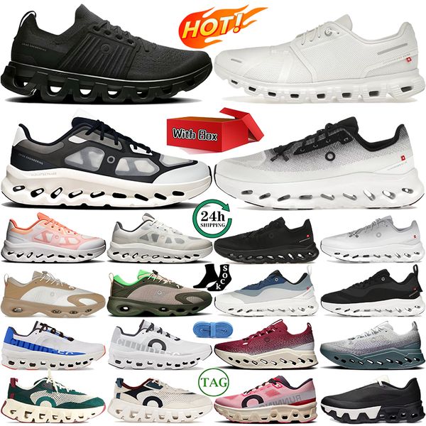 With Box oncloudds mens shoes cloutilt sneakers Cloudmonster Cloudsurfer shoes Cloudswift 4 trainers womens ons cloudes running shoes Remix Black Ivory EUR 36-46 - Shoes & Accessories - yakudashop