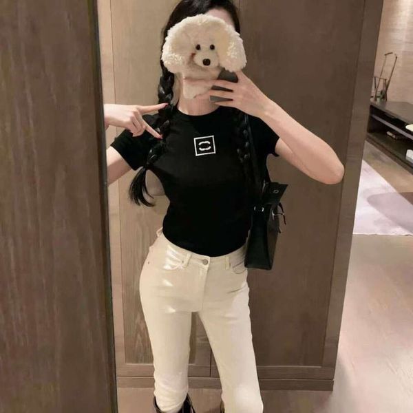 Womens T Shirts Vests Designer Slim Tshirts Shorts Tees Summer Breathable Tops Sweatshirts Long Shirt With Budge Turtleneck Letters Design Short Sleeves Size S-XL - Apparel - yakudashop
