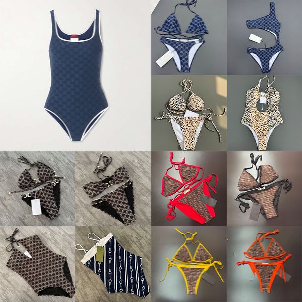 Designer Women's Bikini Swimwear Full Rhinestone Letter Swimsuit Summer Beach Vacation Luxury One Piece Swim suit Womens Sexy Slim Bikini Set - Apparel - yakudashop