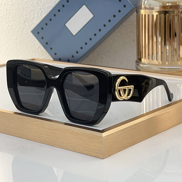 women designer sunglasses black square frame gg glasses for men woman uv protection fashion shades with brand gift box - yakudashop