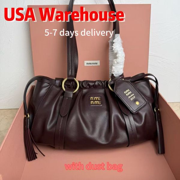 12A High-quality Designer bag Joie Nappa handbag Wander shoulder bag women's leather crossbody bag retro motorcycle bag Arcadia Matelasse sheepskin bowling bag tote - Bags, Luggage & Accessories - yakudashop