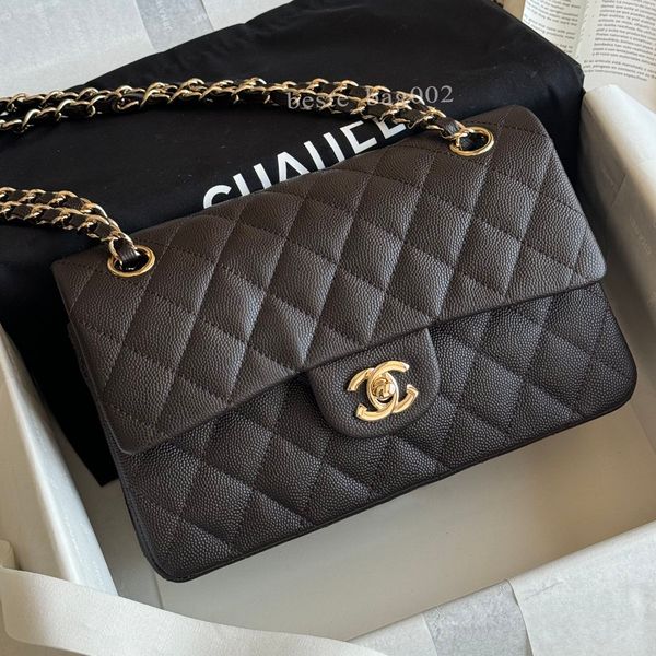 10A Caviar cf Classic Designer bags Shoulder Bag Sheepskin Women's Crossbody Bags Diamond Pattern Metal Chain Doube C Letters Flap Closure Handbag 25 bag tote bag 01 - Bags, Shoes & Accs - yakudashop