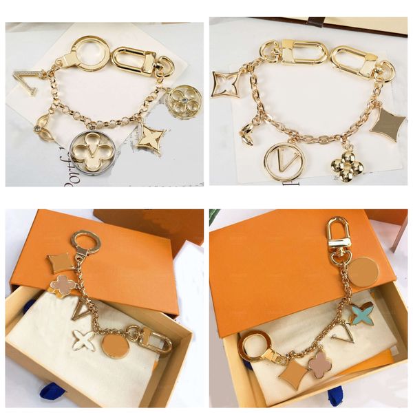 Fashion Brand Letter Designer Keychains Metal Keychain Womens Bag Charm Pendant Auto Parts - Fashion Accessories - yakudashop