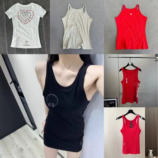 Designer Tanks Women Tank Tops Luxury Vest Sleeveless Cotton Fashion Knitted Camisole Tees Women's Sleeveless Vests - Apparel - yakudashop