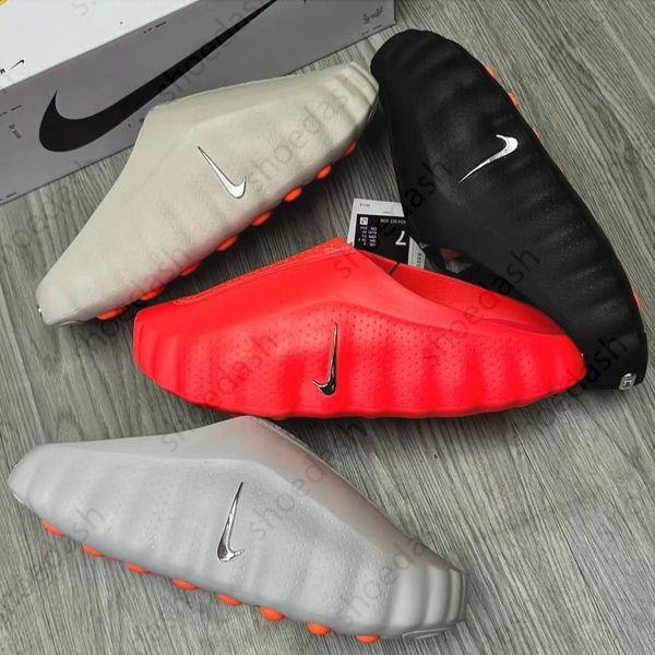 Designer Mind 001 002 Running for Men Women Pre-match Tech Comfortable Slippers Bone Solar Red Black Chrome Light Smoke Grey Fashion Shoes top quality - Shoes & Accessories - yakudashop