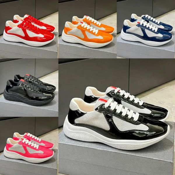 Designer American cup Casual low red Sneakers Luxury Trainers Americas sneaker Rubber Fabric Outdoor Comfortable Walking Shoes Size 36-49 - Shoes & Accessories - yakudashop