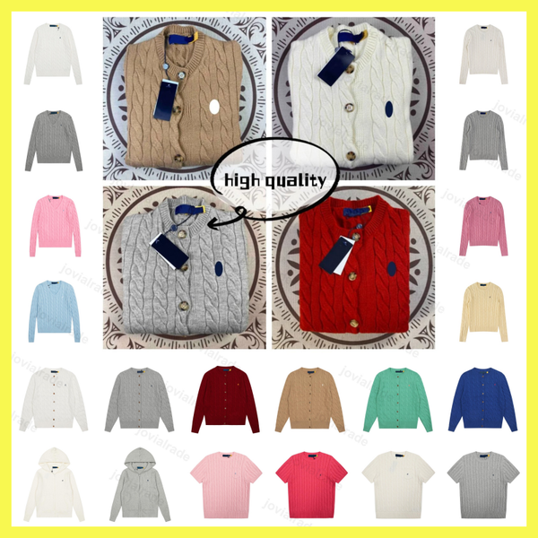 Women's Designer Embroidered Cardigan Sweater Knitted embroidered sweater Blended cotton sweater Knitted Fashionable high-quality sweater Size: S-2XL - Apparel - yakudashop