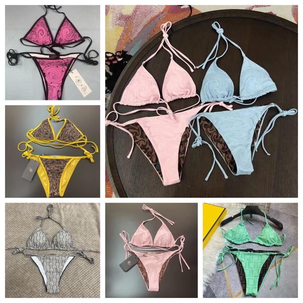Designer Womens Bikini Swimwear Luxury Design Summer Vacation Sexy One Piece Swim suit Womens Beach Slim Bikini Two Pieces Set - Apparel - yakudashop