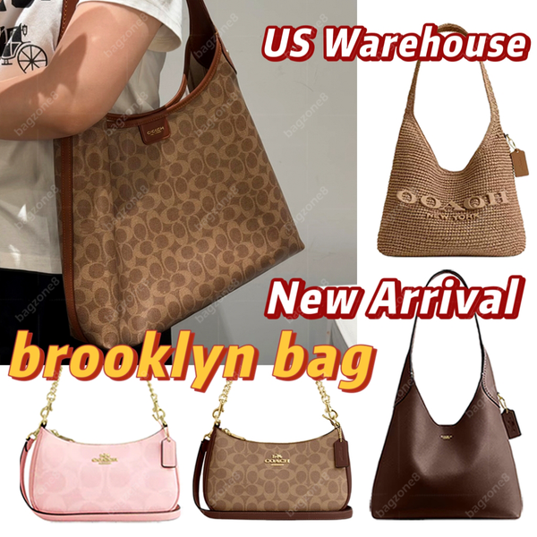12A New styles brooklyn bag 28 teri shoulder bag city tote bag beach bag rowan luxury crossbody bag for women Designer Bags 2026 Trends straw bag halloween sac - Bags, Luggage & Accessories - yakudashop
