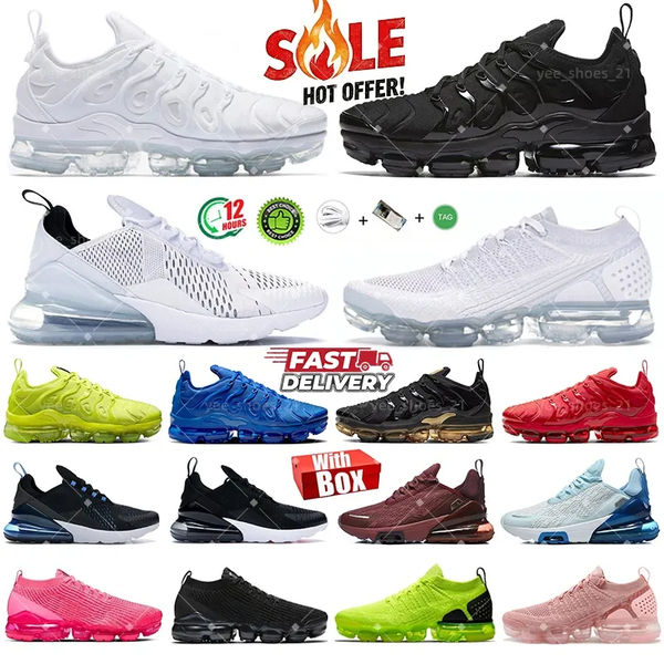 TN Plus 270 Running Shoes 270s Premium Mens Women Sneakers Triple White Black 2.0 3.0 Red Game Pink Wolf Grey Walking Sports Trainers with box 36 47 - Shoes & Accessories - yakudashop