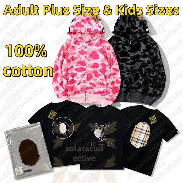 10S 100% cotton Shark hoodie Correct version 1:1 t shirt mens designer clothes shirts for men designer shirts hoodies designer men clothes graphic tee tees jacket - Apparel - yakudashop