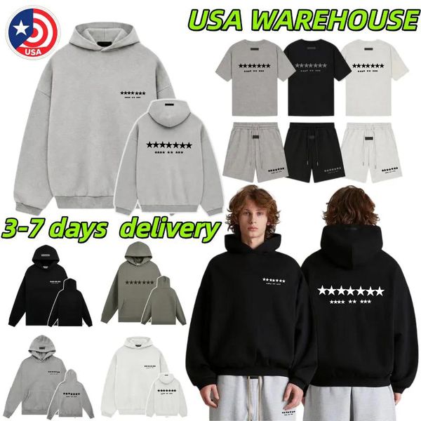 Hoodie Mens Classic Style Designer Tracksuit Men Hoodies Silicone Monogram Print Tracksuits Shorts T Shirt Mens Designer Sweatpant High Street Daily Sweatshirt - Apparel - yakudashop