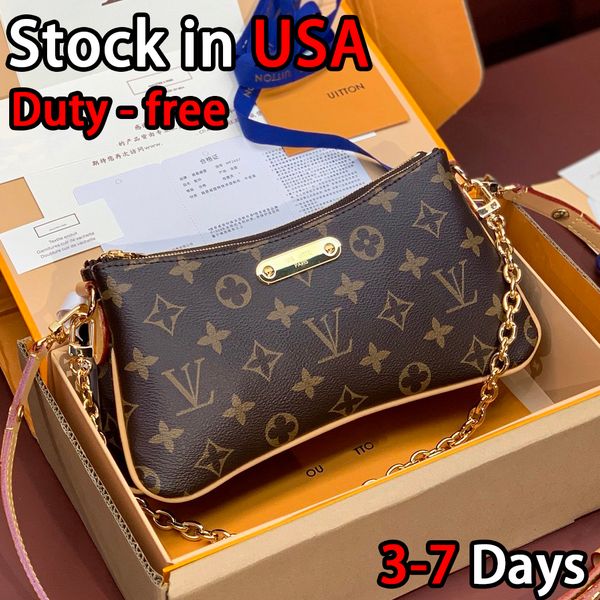 10A Top quality Designer Bag Fashion pochette Liv bag Shoulder bag women Leather Embossed bag Old Flower Handbags Designer purse - Bags, Luggage & Accessories - yakudashop