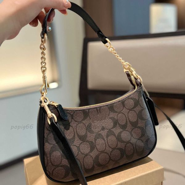 Shoulder Bags Fashion Designer Underarm Small Handbags Women Shoulder Bag Half-moon ladies Baguette Purse Chain Strap Croissant bags Large Capacity Chain Bag - Bags, Luggage & Accessories - yakudashop