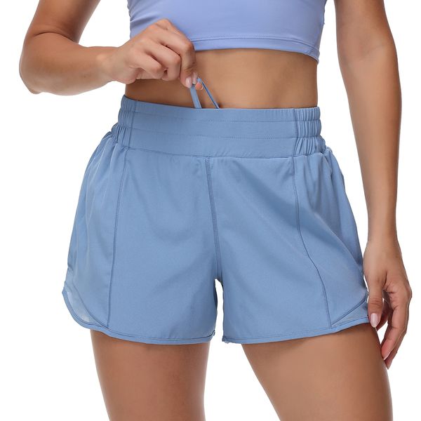 Womens Hotty Hot High-Rise Lined Short 4" Gym Fitness Training Tights Sport Quick-drying Short Pants Fashion Trousers - Sports & Outdoors - yakudashop