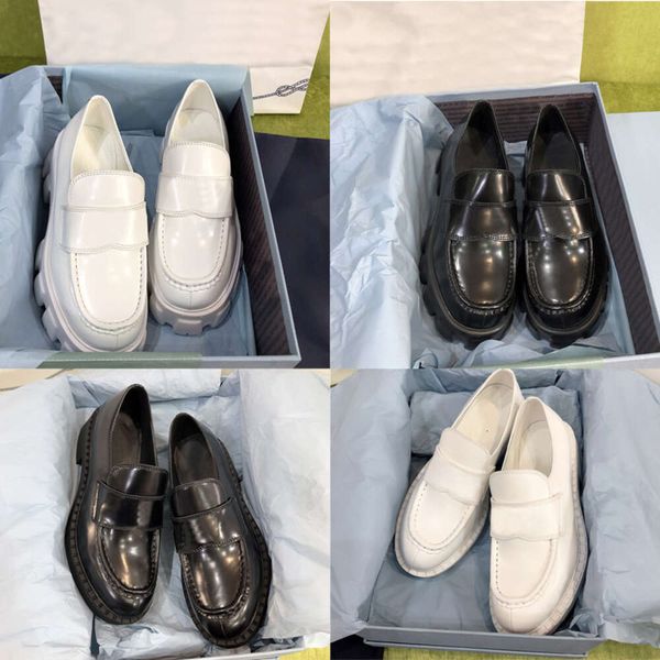loafers designer men monolith loafer brushed leather loafers women leather shoes High quality 517 - Fashion Collection - yakudashop