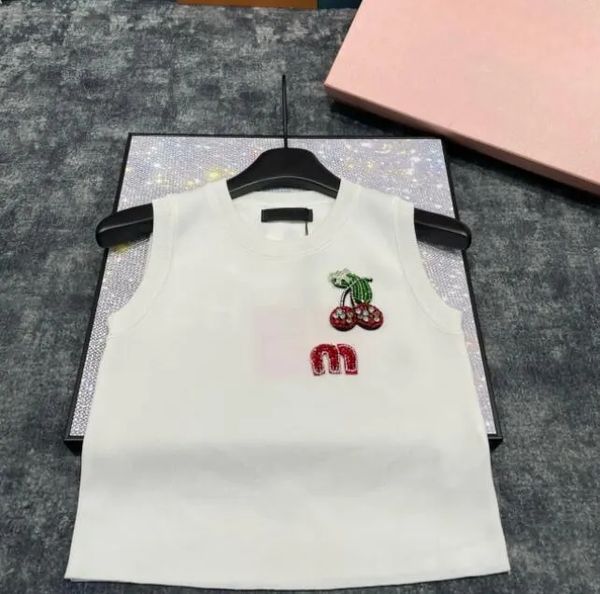 Brand Fashion Women's Tank Top Camis Embroidery Print Slim Vest Daily Casual Clothing - Apparel - yakudashop