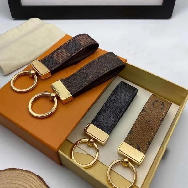 2025 DRAGONNE KEY HOLDER Accessories Designer Floral Canvas Keychain Car Key Chain Ring Charm Pochette Accessoires Name Tag Hot Stamping Stamp 5JL8 - Fashion Accessories - yakudashop