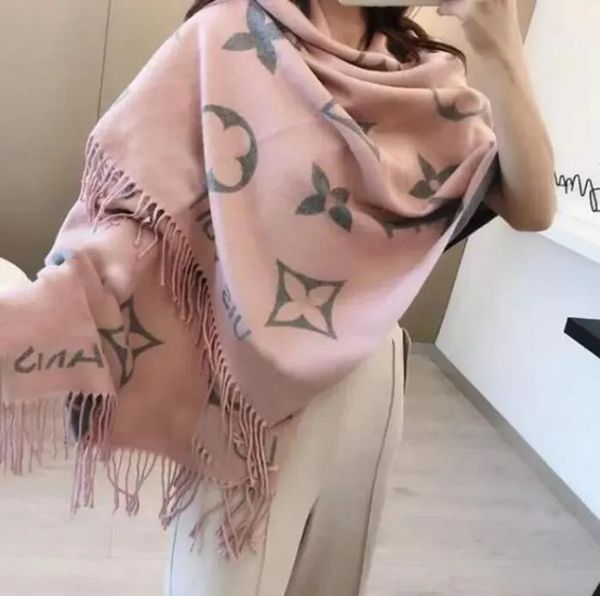 New Luxury Scarfs Designer Scarf Pashmina For Women mens Designers Warm Scarfs Fashion Classic Men And Women Cashmere Wool Long Shawl Box - Fashion Accessories - yakudashop