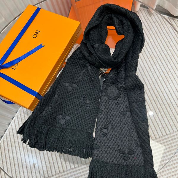 designer scarf letter embroidery scarfs cashmere autumn and winter women warm men comfortable touch senior fashion process versatile size 35x180cm 02 - Fashion Accessories - yakudashop
