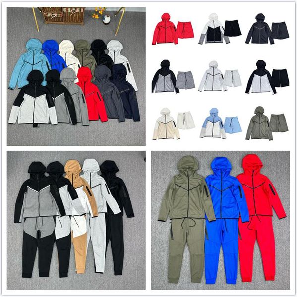 Tech Fleece Mens Womens Hoodies Pants Tracksuits Sports Jackets Space Cotton Trousers Man Tracksuit Bottoms techfleece Man Joggers - Apparel - yakudashop