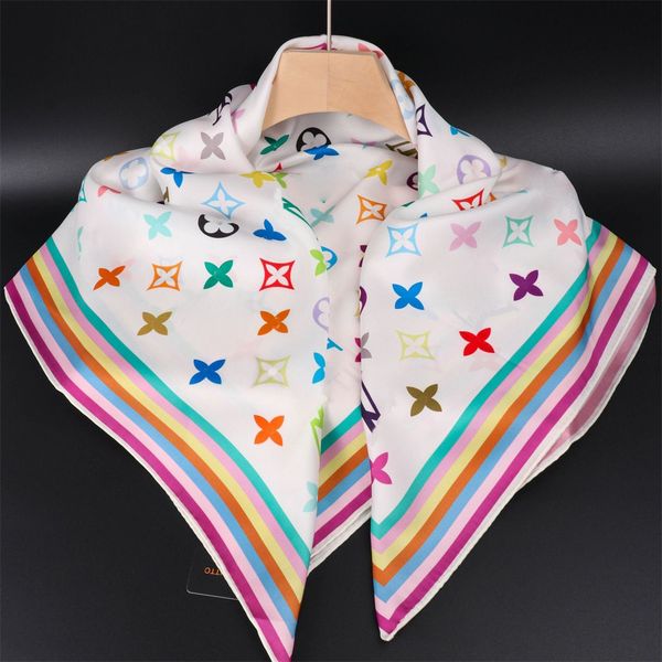 luxury scarf designer scarf for women silk scarf fashion silk scarf square summer new style silk womens ribbons for work travel outdoor and home headband Nice - Fashion Accessories - yakudashop