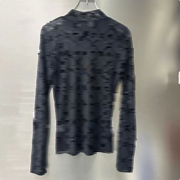 Women's T Shirts Gotoola 2023 High Version Spot Small Mesh Top Overclothes Moon Long Sleeve Bottoming Shirt Lace Sexy Girl Style - Apparel - yakudashop